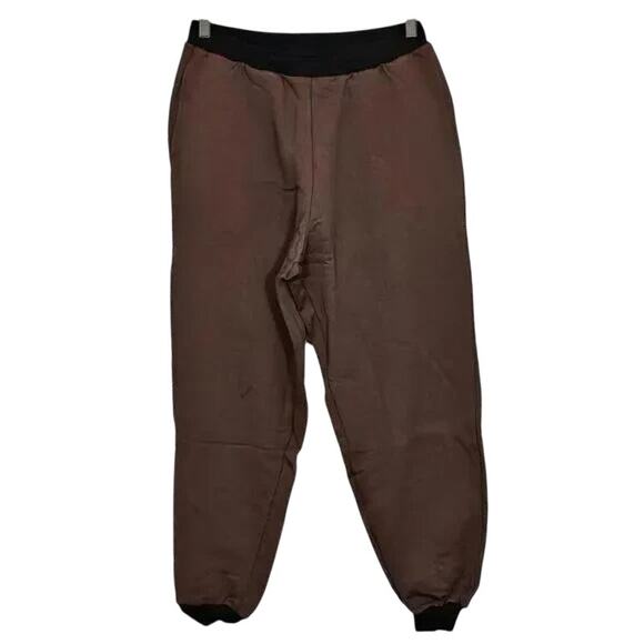 NWT WeWoreWhat High Rise Slim Leg Fleece Joggers Elastic Waist Pockets S Brown - Picture 2 of 15